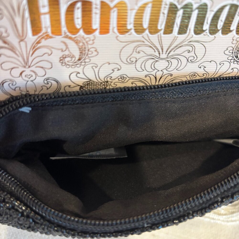 Made in India City Skyline Beaded Bundle - Shoulder Bag and Wristlet - Black - Picture 14 of 16